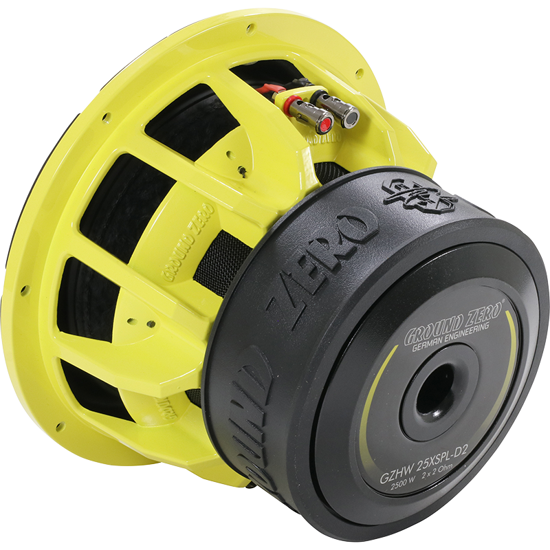 Ground Zero GZHW 25XSPL-D2-YELLOW 10″ SPL subwoofer - Price Ground Zero GZHW 25XSPL-D2-YELLOW 10″ SPL subwoofer - Price
