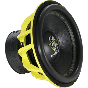 Yellow color Ground Zero GZHW 38XSPL D2 15 inch subwoofer