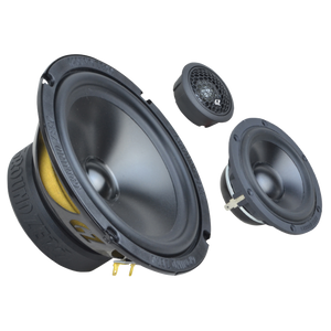 Ground Zero GZRC 165.3SQ-ACT 165 mm / 6.5″ 3-way SQ component speaker system for active use