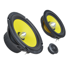 Ground Zero GZTC 165.3-ACT 165 mm / 6.5″ 3-way component speaker system for active use