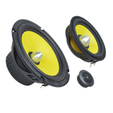 Ground Zero GZTC 165.3-ACT 165 mm / 6.5″ 3-way component speaker system for active use