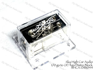 Sky High Car Audio (1) 1/0 to (4) 4GA Distribution Block