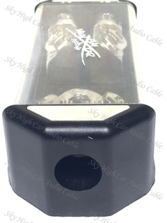 Sky High Car Audio (1) 1/0 to (2) 4GA ANL Fused Distribution Block Dual ANL Fuse Holder
