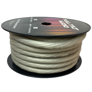 FULL TILT 1/0 CLEAR 50' TINNED OFC OXYGEN FREE COPPER POWER/GROUND CABLE/WIRE