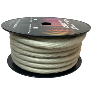 FULL TILT 1/0 CLEAR 50' CCA COPPER CLAD ALUMINUM POWER/GROUND CABLE/WIRE