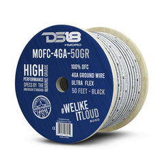DS18 HYDRO MOFC4GA50G Marine Tinned 100% Copper OFC Ground Wire 4-GA 50 Feet