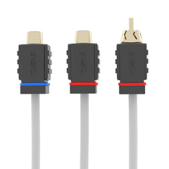 DS18 HYDRO MOFCR-2F1M Marine Tinned 100% Copper OFC 2 Female 1 Male Feet RCA
