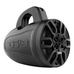 DS18 MP4TP.4A 4 x HYDRO 4" Wakeboard Tower Speakers 600 Watts Black with Amplifier and Bluetooth Remote Control BTRC-R