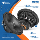 PRV Audio MT10W1200-NDY-4 10" PRO Audio Low Frequency Woofer