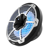 DS18 HYDRO NXL-10M/BK 10" 2-Way Marine Water Resistant Speakers with Integrated RGB LED Lights 600 Watts - Black