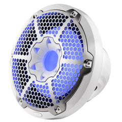 DS18 HYDRO NXL-10SUB/WH 10" Marine Subwoofer with Integrated RGB Lights 600 Watts SVC 4-Ohms White