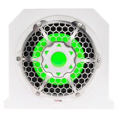 DS18 HYDRO NXL-10SUBLD 10" Marine & Motorsports Subwoofer Box Loaded with Integrated RGB Lights 4 Ohms 700W
