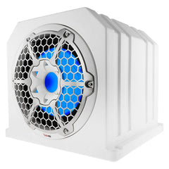 DS18 HYDRO NXL-10SUBLD 10" Marine & Motorsports Subwoofer Box Loaded with Integrated RGB Lights 4 Ohms 700W