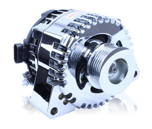 S Series Billet 170 AMP Racing Alternator For C6 Corvette - Chrome Finish