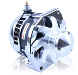 S Series "one-wire" 240 Amp Alternator with 6.15" Bolt Pattern - POLISHED w/ March Pulley