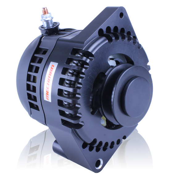 S Series Billet 240a racing alt - Early Ford - 1 wire - Black