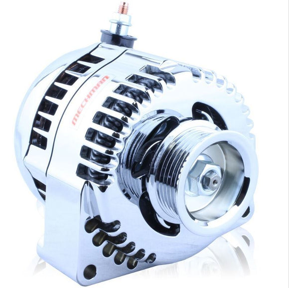 ONE WIRE S Series Billet 170A racing Alt -  GM truck - chrome finish