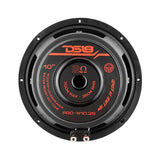 DS18 PRO-W10.2S 10" Water Resistant Motorcycle & Powersports Woofer 700 Watts 2-Ohm Svc