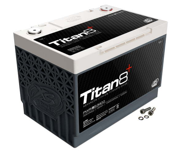 XS Power Titan8  PWR-S5-3400 12v Lithium Titanate Battery UNDERHOOD SAFE