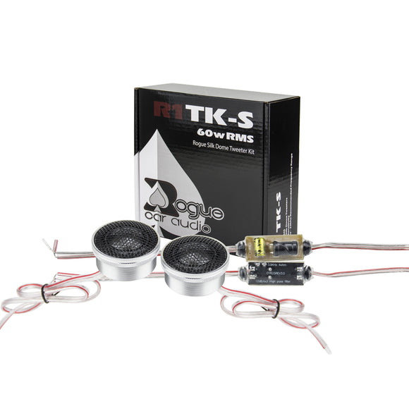 Rogue Car Audio R1TK-S Silk Dome Tweeter Kit