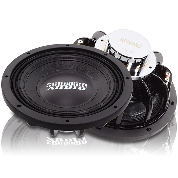 Sundown Audio SD-4 12 inch Dual 2 ohm Neo Shallow Mount Subwoofer SD4 Series(600 watts)