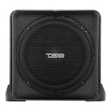 DS18 SQ82 8" Car Audio Subwoofer plus 8" Passive Subwoofer in High End Aluminum Enclosure 1200 Watts