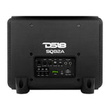 DS18 SQ82A 8" Amplified Car Audio Subwoofer plus 8" Passive Subwoofer in High End Aluminum Enclosure 1200 Watts