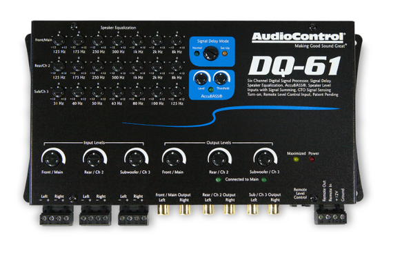 Audio Control DQ-61 6 CHANNEL LINE OUT CONVERTER WITH SIGNAL DELAY AND EQ