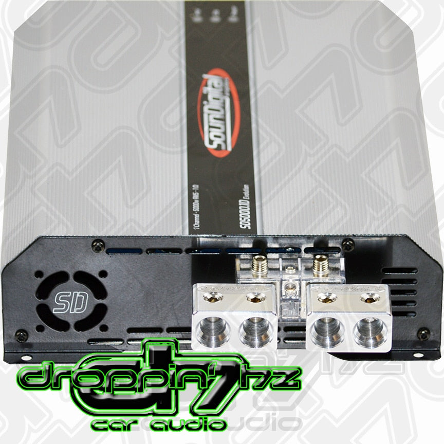 SounDigital Dual 1/0 Horizontal Amplifier Input Pair Droppin HZ Car Audio