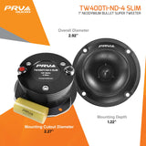 PRV Audio TW400Ti-Nd-4 SLIM (PAIR) Shallow Neodymium Tweeter