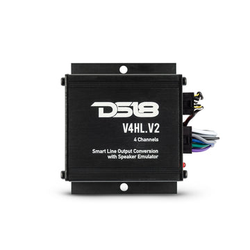 DS18 V4HL.V2 Hi/Lo Converter 4-Channel with Speaker Emulator (Remote out)