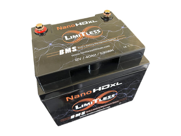 Nano -HD XL Motorcycle / Power sports Battery Limitless Lithium