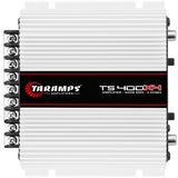 TARAMPS TS 400X4 4 CHANNELS 400 WATTS RMS CAR AUDIO AMPLIFIER 2 OHMS