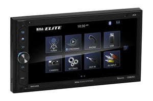 Boss Elite BV745B Double-DIN, MECH-LESS Multimedia Player (no CD/DVD) 6.95" Touchscreen Bluetooth