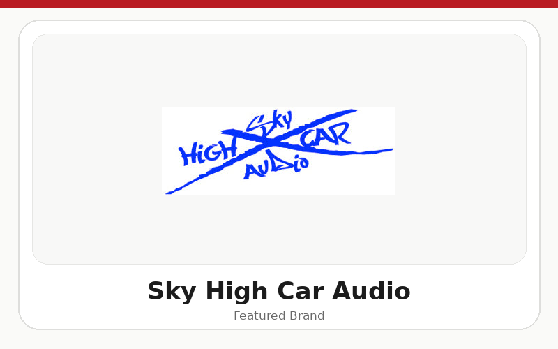 Sky High Car Audio logo — shop Sky High Car Audio at Droppin HZ